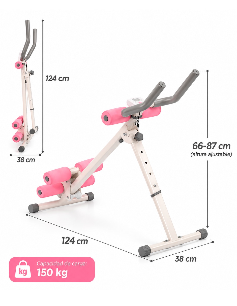Banco para gimnasia modelo rosa 5