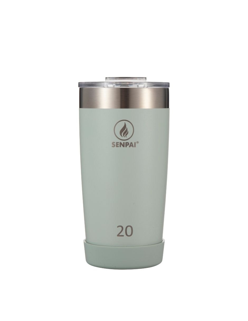 Taza térmica de acero inoxidable na con tapa flip top