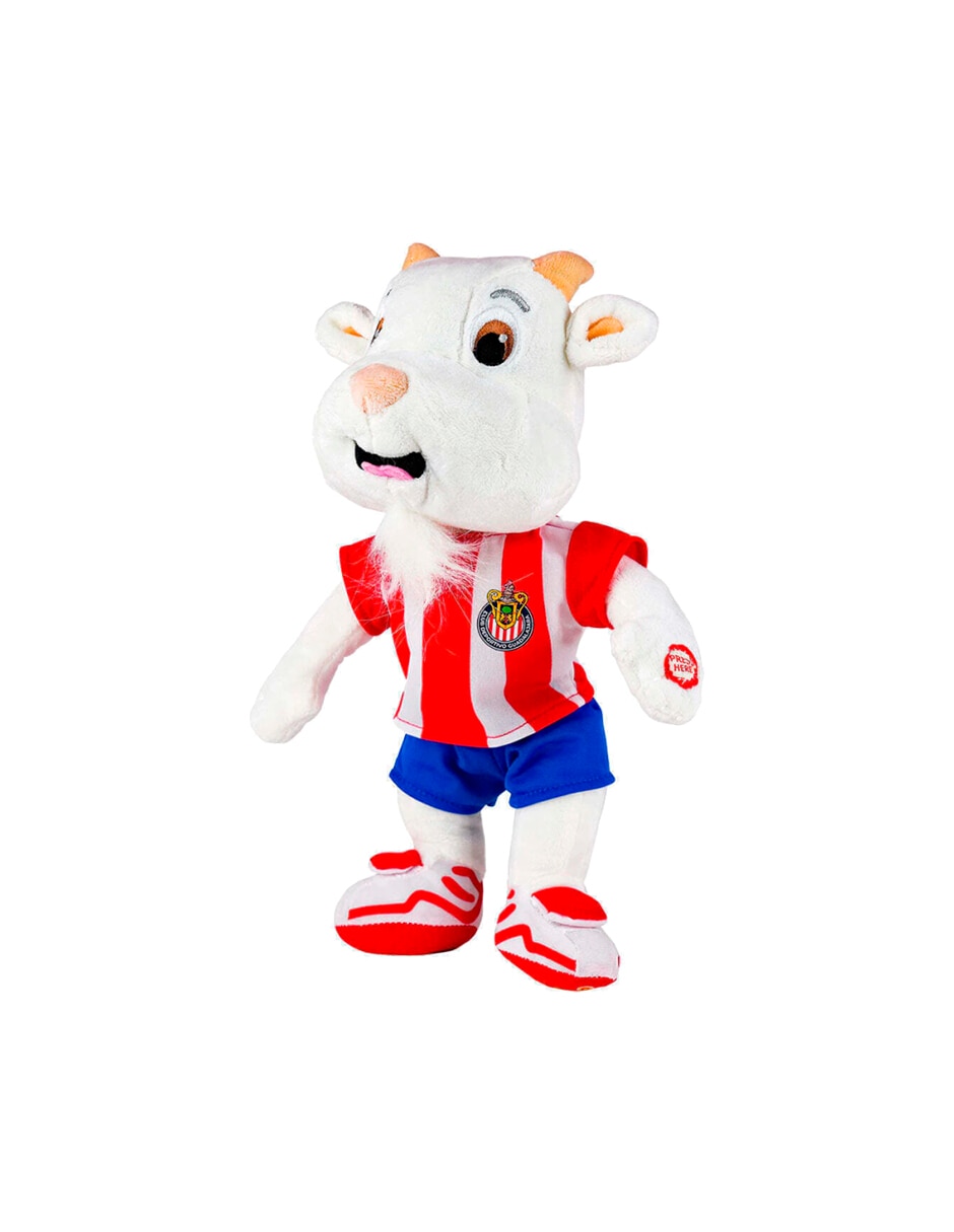 Peluche de chivas ninguna mascota de futbol chiva con sonido
