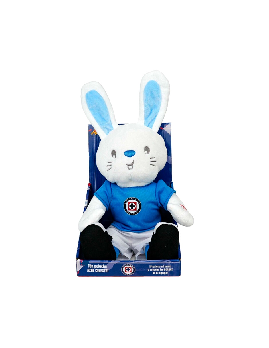 Peluche de cruz azul conejo conejo blu mascota de futbol cruz azul con sonido 2