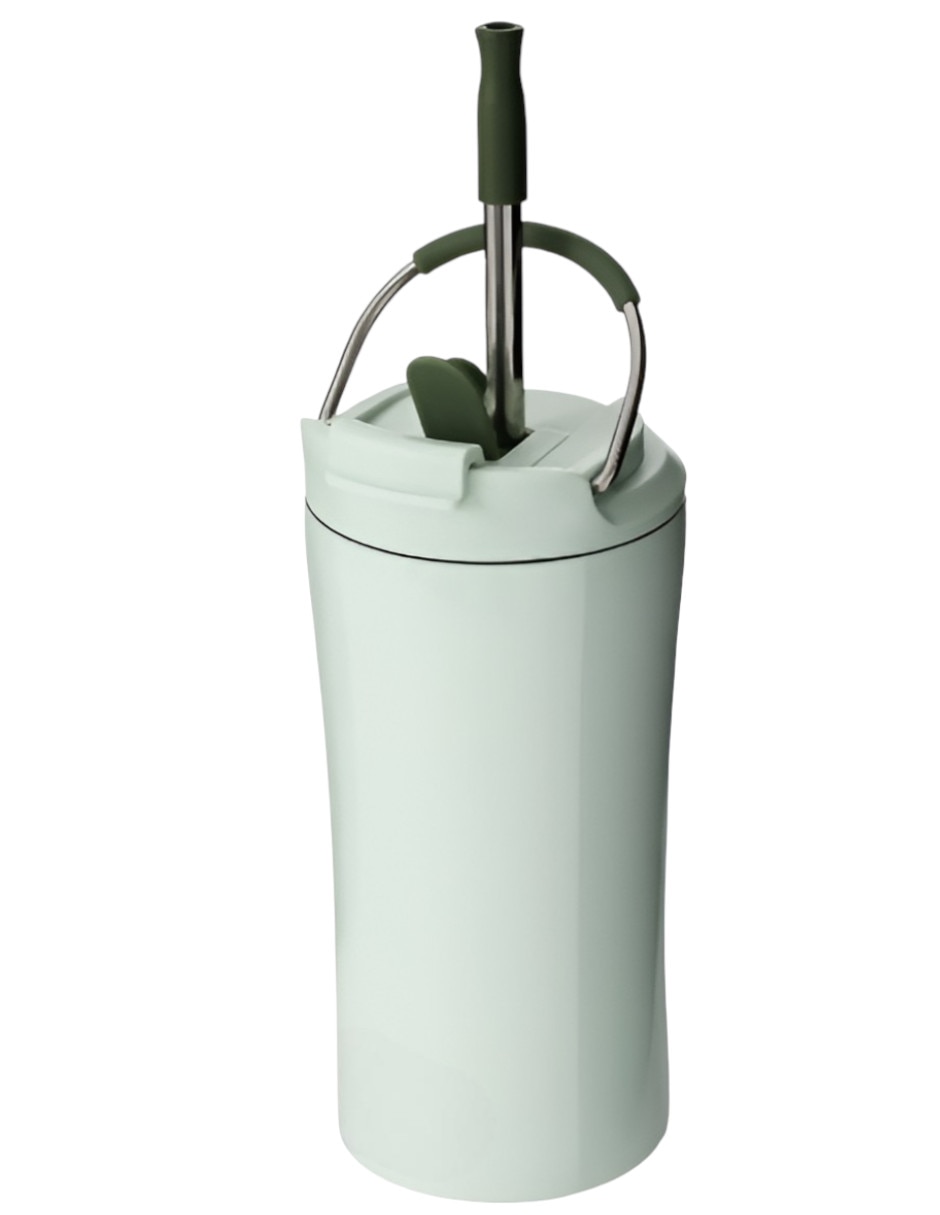 Vaso térmico de acero inoxidable con tapa rosca