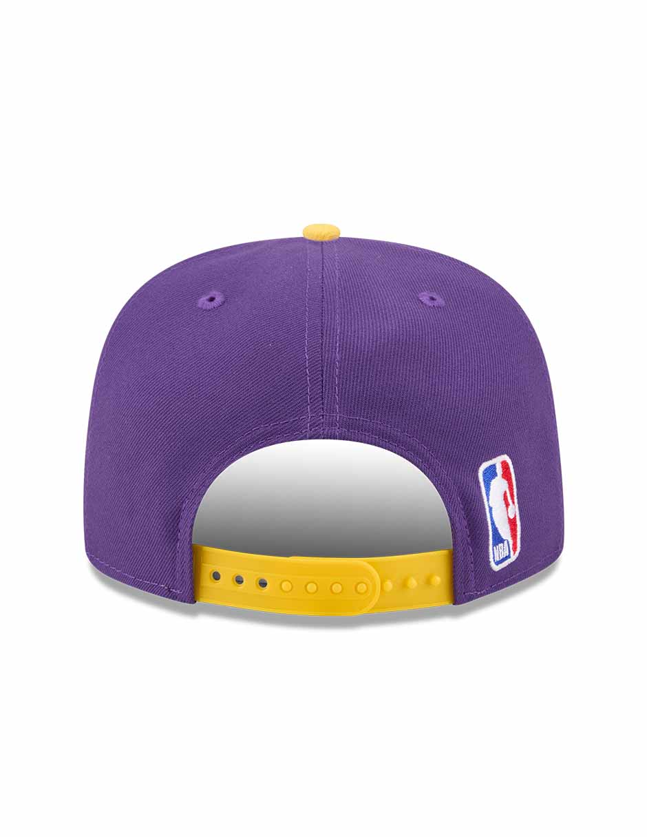 Gorra visera plana snapback para básquetbol NBA TIP OFF NBA Los Angeles Lakers para adulto 2