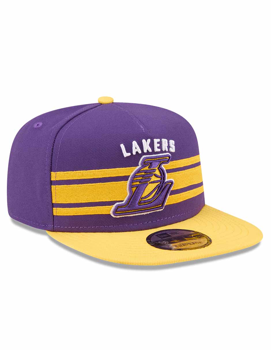 Gorra visera plana snapback para básquetbol NBA TIP OFF NBA Los Angeles Lakers para adulto 3