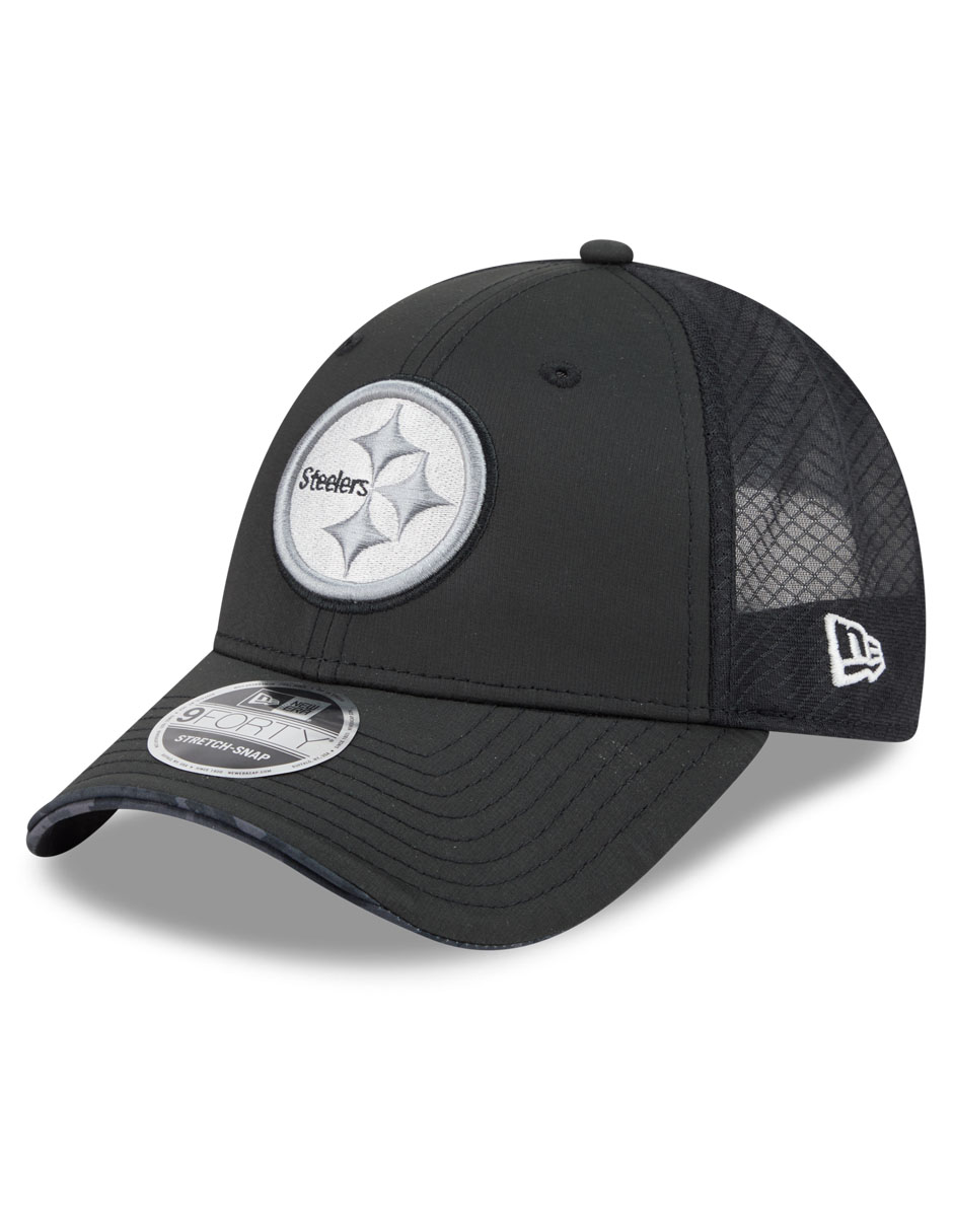 Gorra visera curva snapback para fútbol americano Pittsburgh Steelers para adulto