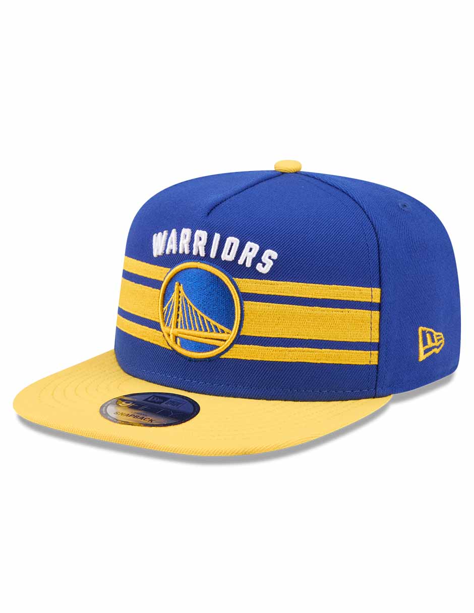 Gorra visera plana snapback para básquetbol Golden State Warriors para adulto Gorra visera plana snapback para básquetbol Golden State Warriors para adulto