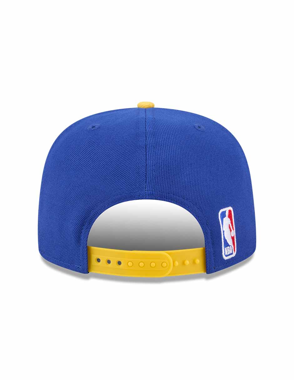 Gorra visera plana snapback para básquetbol Golden State Warriors para adulto 2