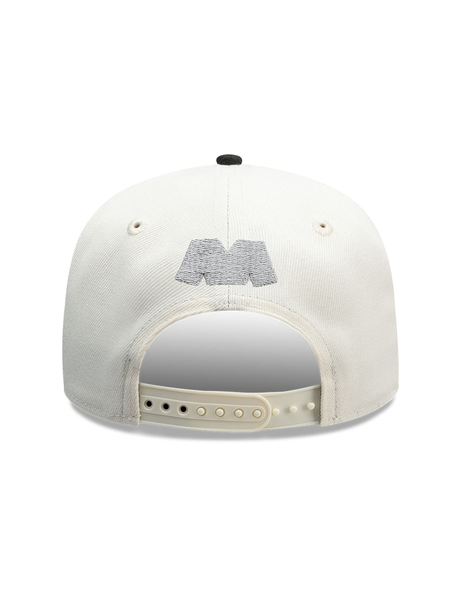 Gorra visera curva snapback para fútbol lmx wordmark rotulos rayados de monterrey unisex 4