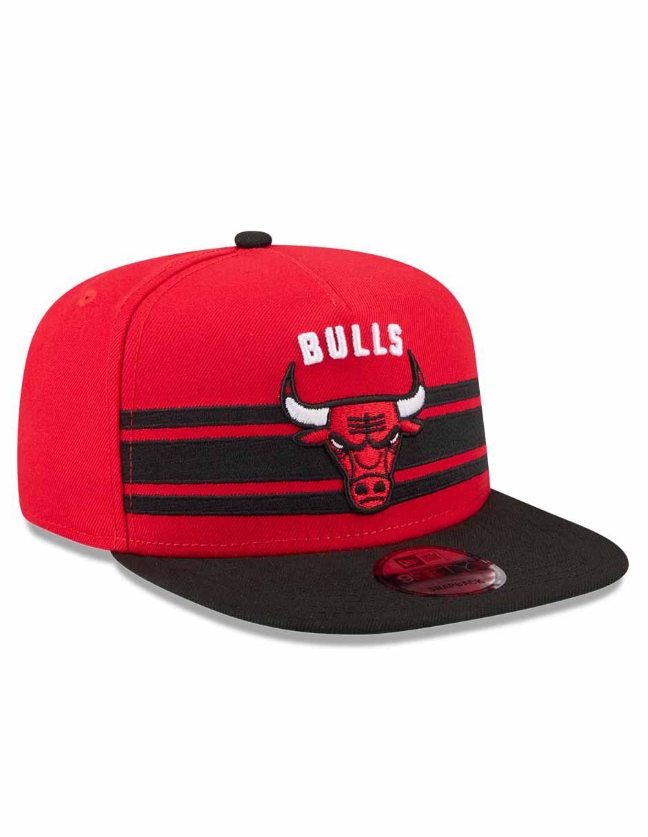 Gorra visera plana snapback para básquetbol NBA Chicago Bulls para adulto 2
