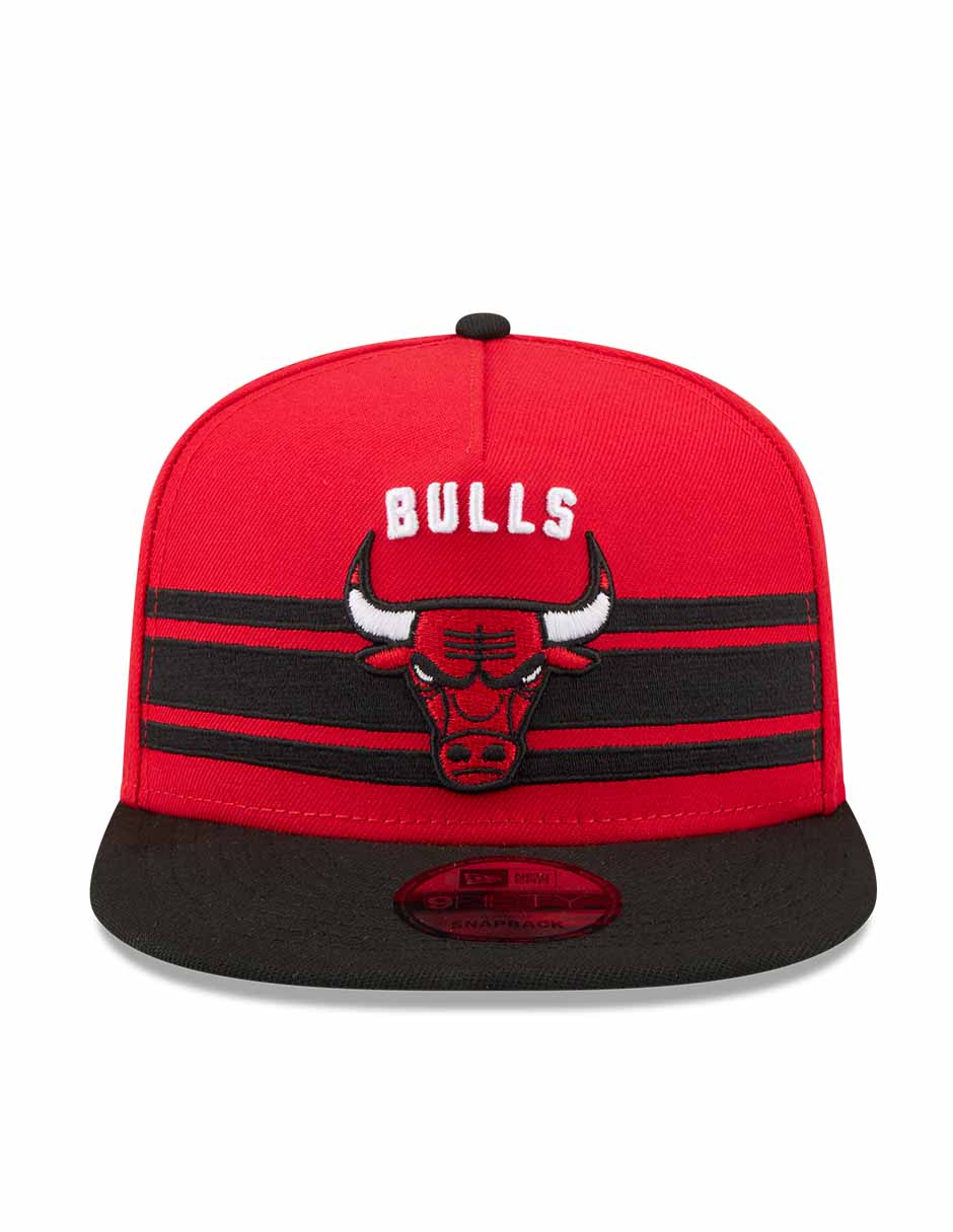 Gorra visera plana snapback para básquetbol NBA Chicago Bulls para adulto 4