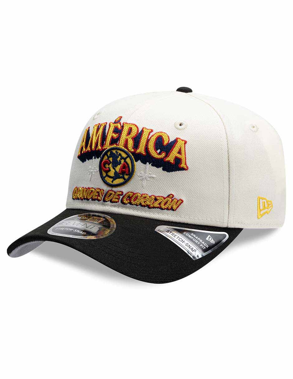 Gorra visera curva snapback para fútbol lmx wordmark rotulos club américa unisex Gorra visera curva snapback para fútbol lmx wordmark rotulos club américa unisex