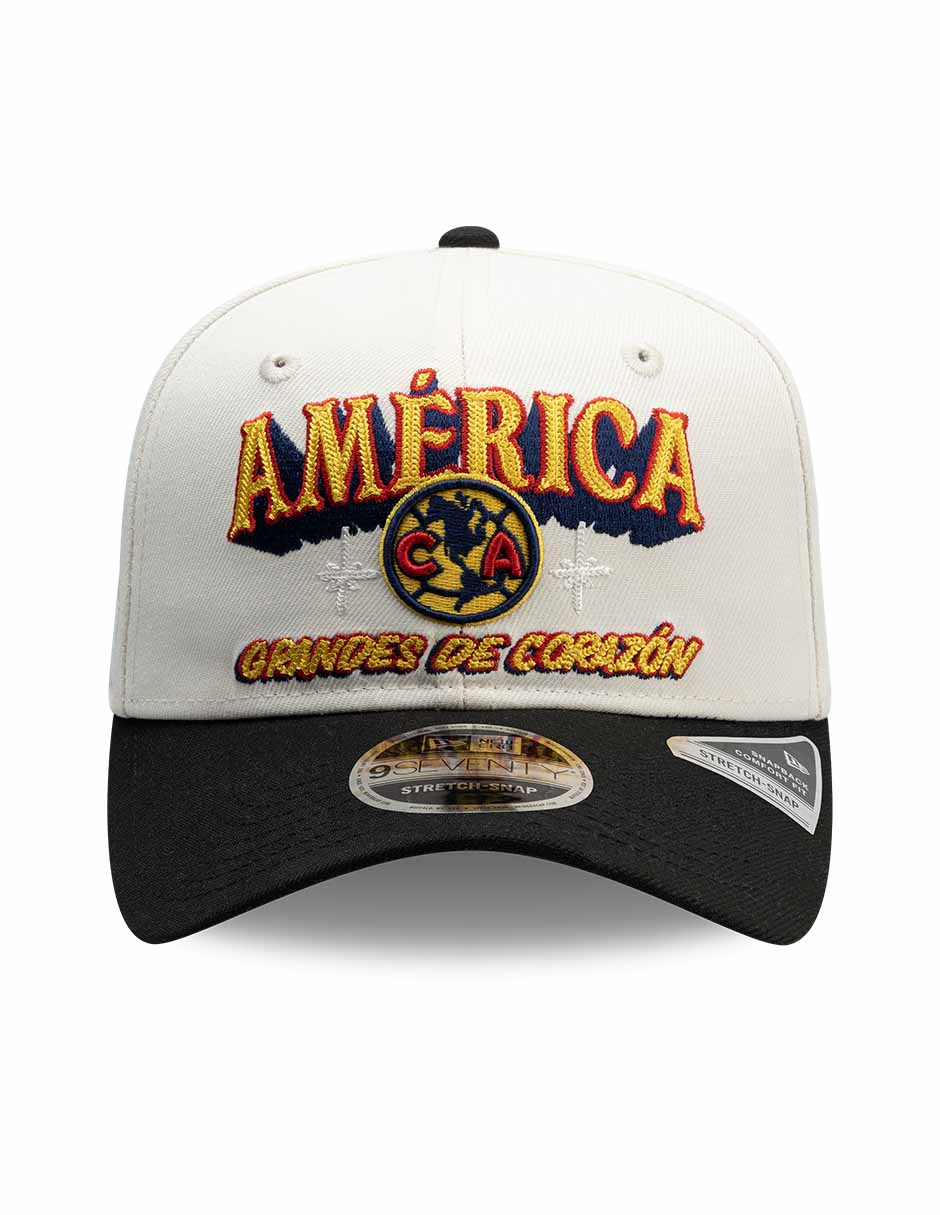 Gorra visera curva snapback para fútbol lmx wordmark rotulos club américa unisex 2