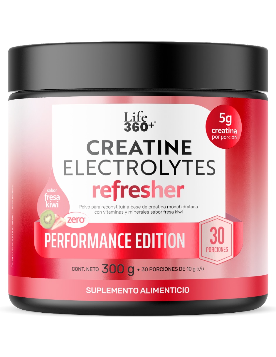 Creatine Electrolytes con creatina sabor fresa y kiwi de 300 g Creatine Electrolytes con creatina sabor fresa y kiwi de 300 g