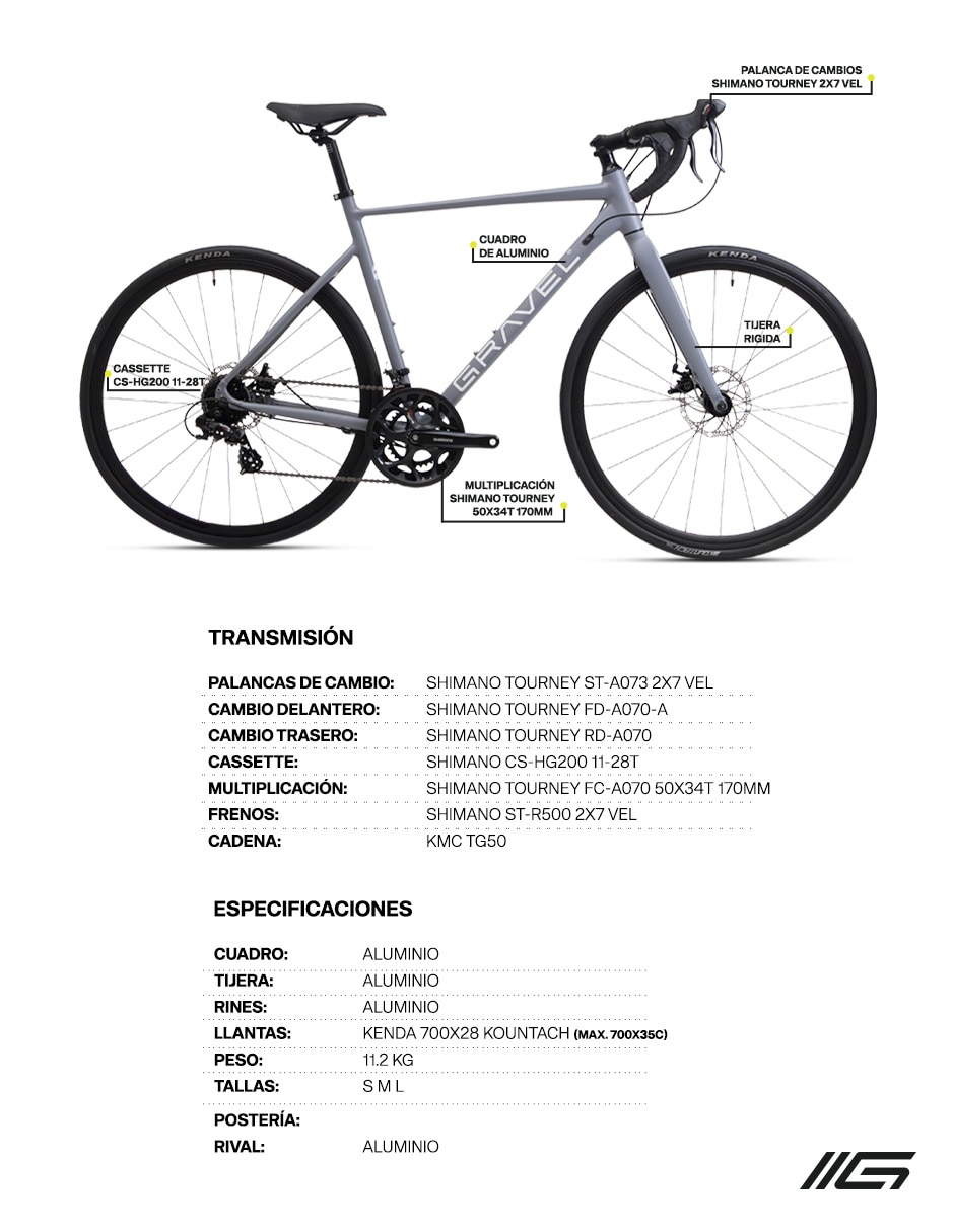 Bicicleta de ruta rodada 700 Helios