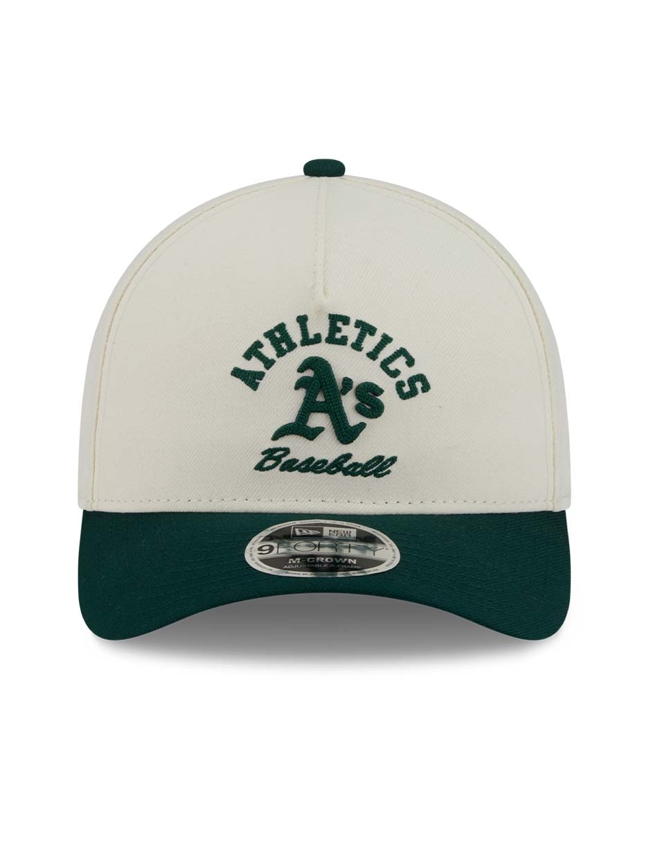 Gorra visera curva snapback para béisbol team arch mlb oakland athletics unisex 6