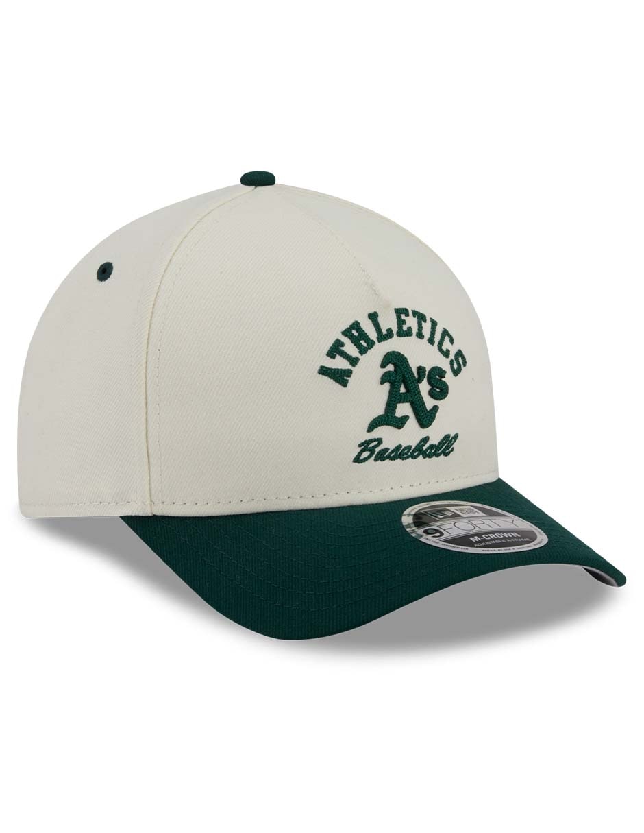 Gorra visera curva snapback para béisbol team arch mlb oakland athletics unisex 7