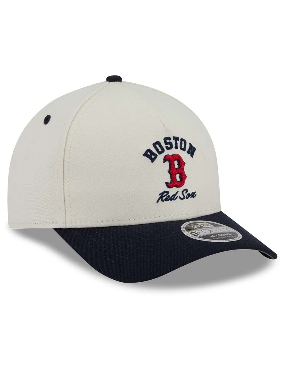 Gorra visera curva snapback para béisbol team arch mlb boston red sox unisex 3