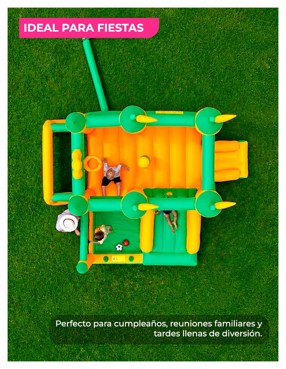 Brincolin inflable forma de castillo embrujado 3