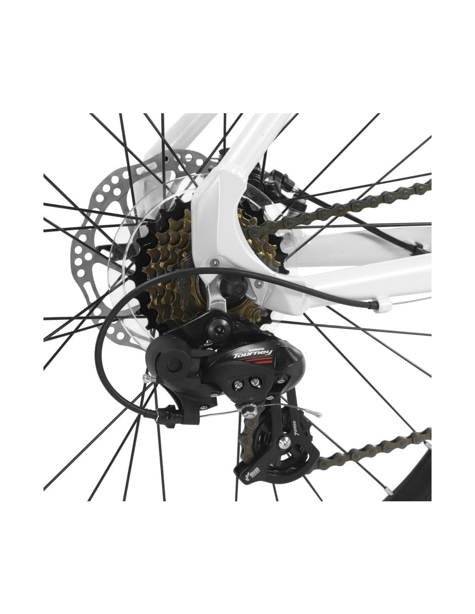 Bicicleta de ruta rodada 24 unisex 4