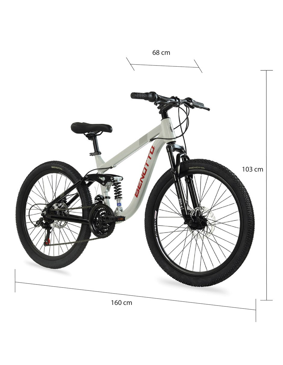 Bicicleta de montaña rodada 24 unisex 7