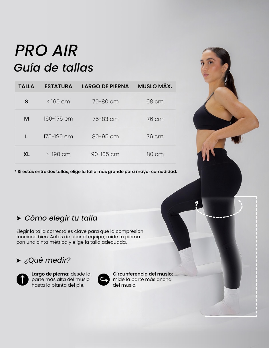 Equipo compresión para piernas Pro Air 5