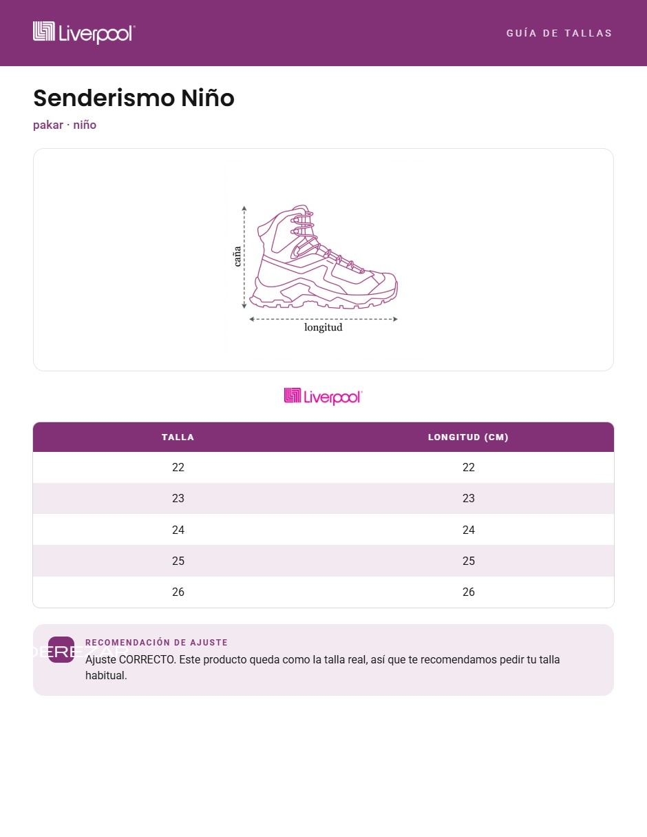 Tenis de piel (si aplica) OI26 de Niño para Senderismo 4