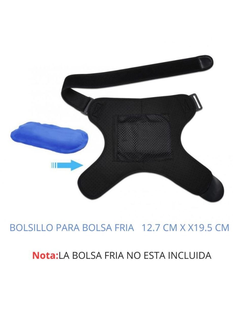 Hombrera con fijación de cinta contactel 4