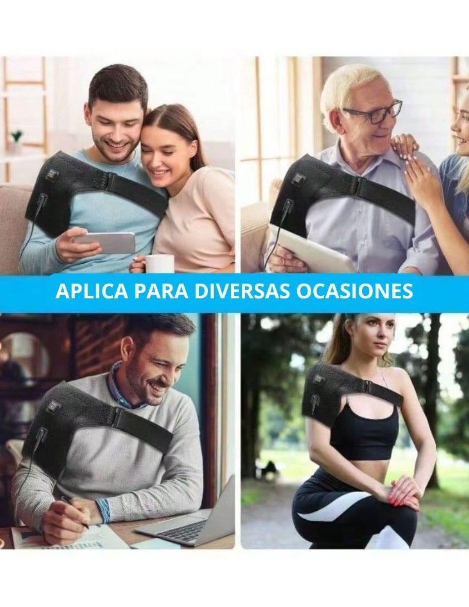 Hombrera con fijación de cinta contactel 9