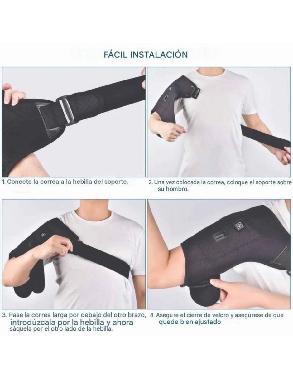 Hombrera con fijación de cinta contactel 3