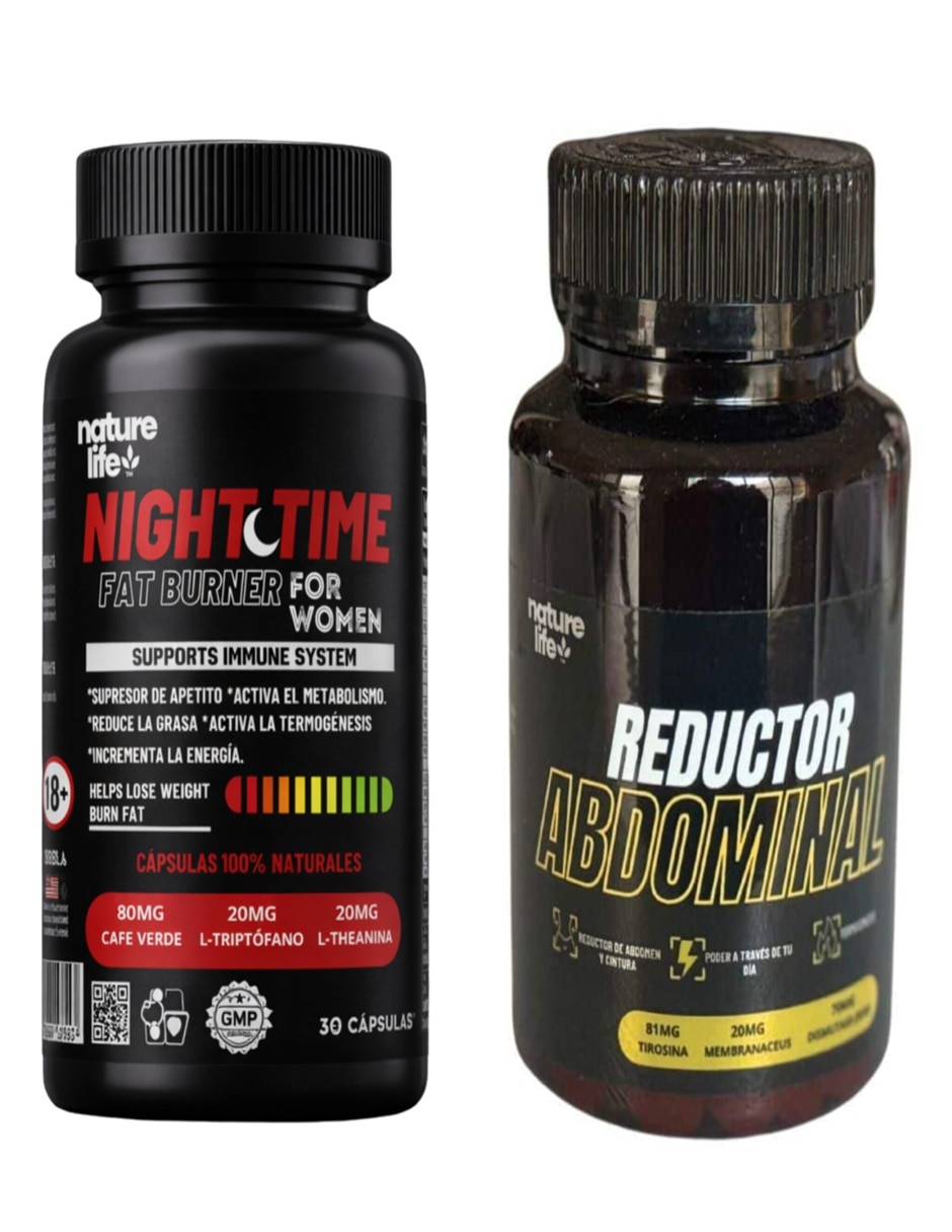 Termogenicos abdominal y termogenico de noche con multivitaminico Termogenicos abdominal y termogenico de noche con multivitaminico