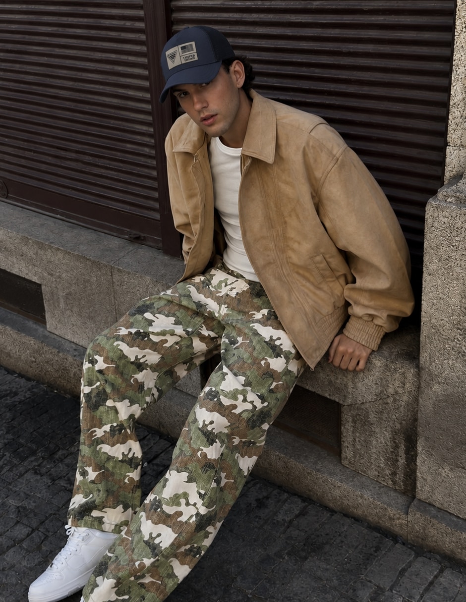 Gorra con visera curva casual para hombre 4