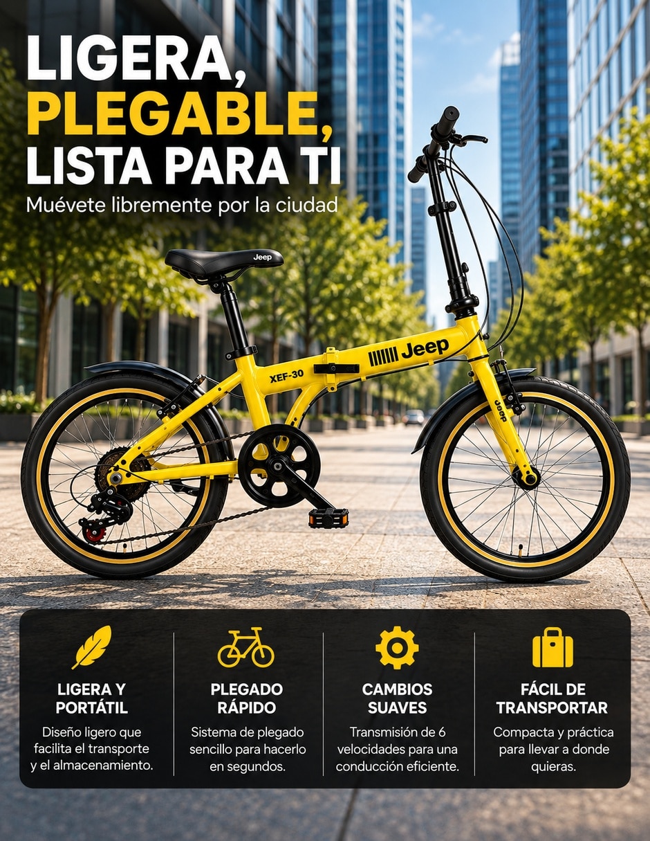 Bicicleta urbana rodada 20 5
