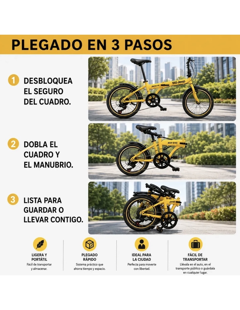 Bicicleta urbana rodada 20 2