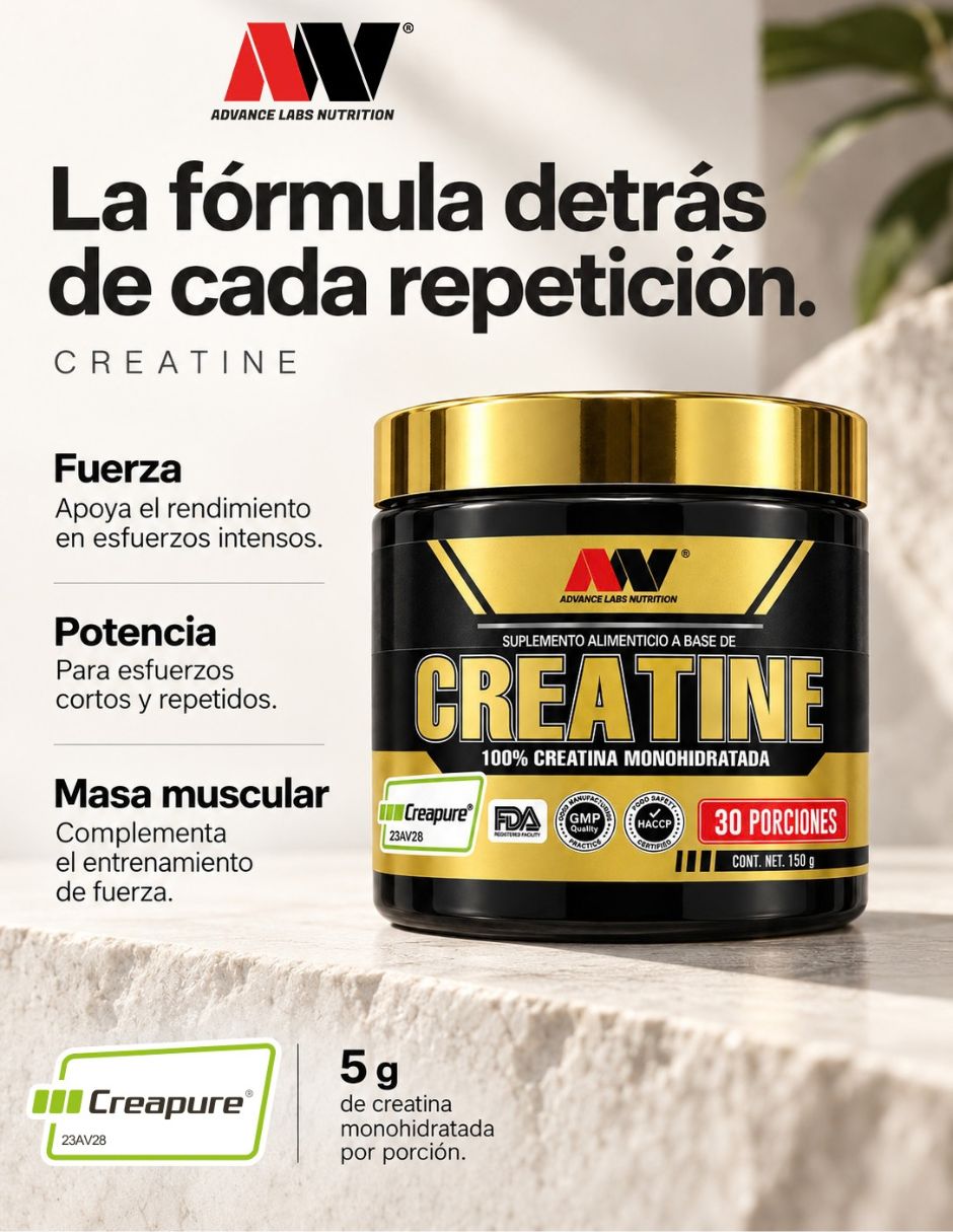 Creatine con creatina monohidratada de 150 gr 4