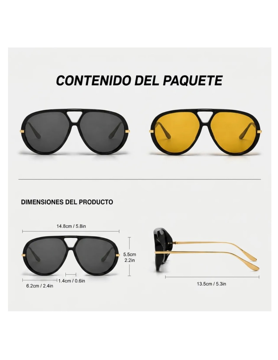 Lentes de sol unisex 4