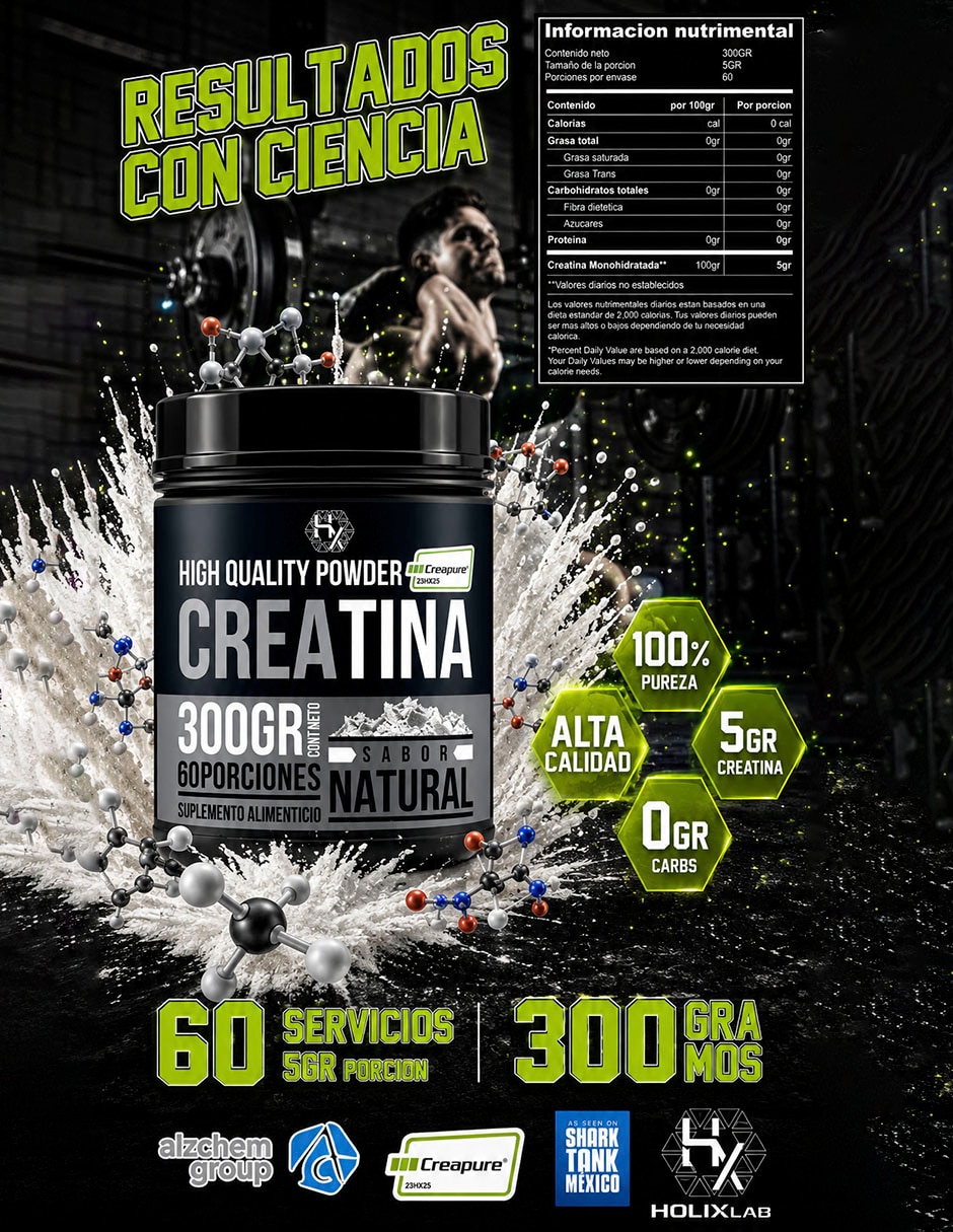 Kit Proteína whey 2 kg + creatina 300 g + Pre entreno Impacto rugido con proteína vegetal sabor Chocolate 2