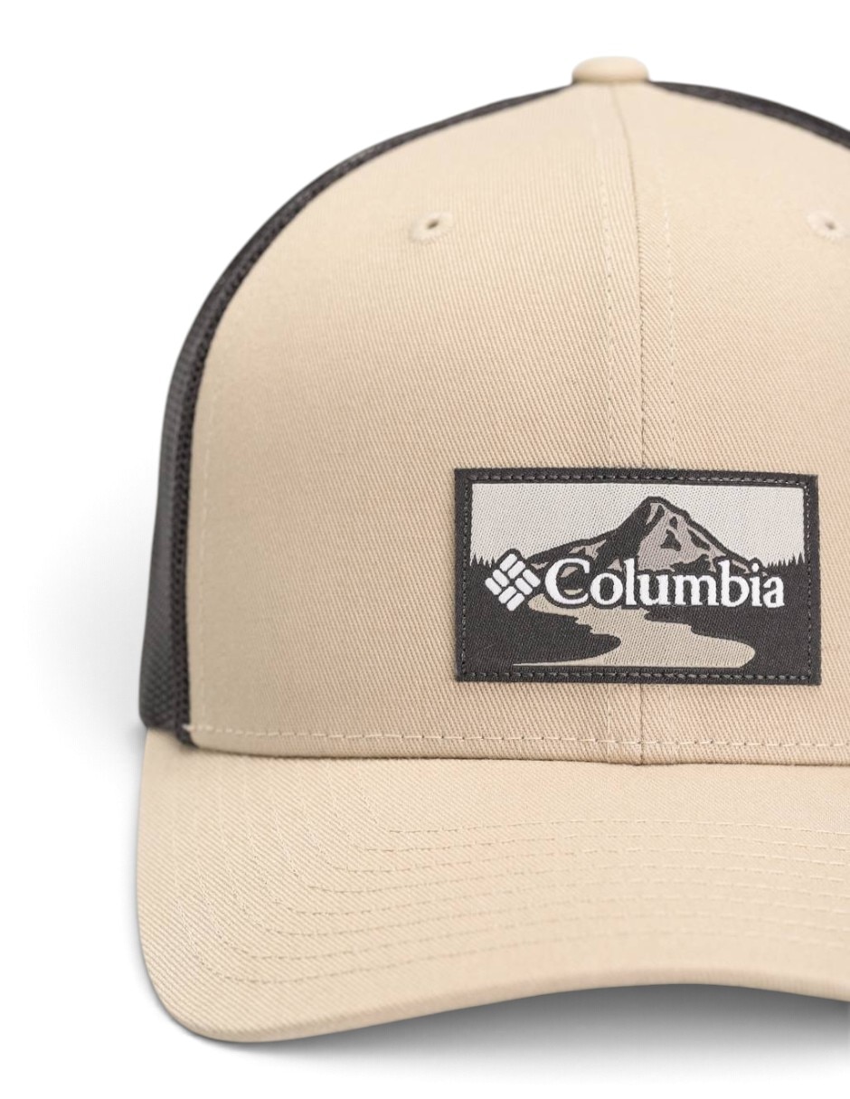 Gorra con visera curva casual columbia pfg logo mesh ball cap para hombre 4