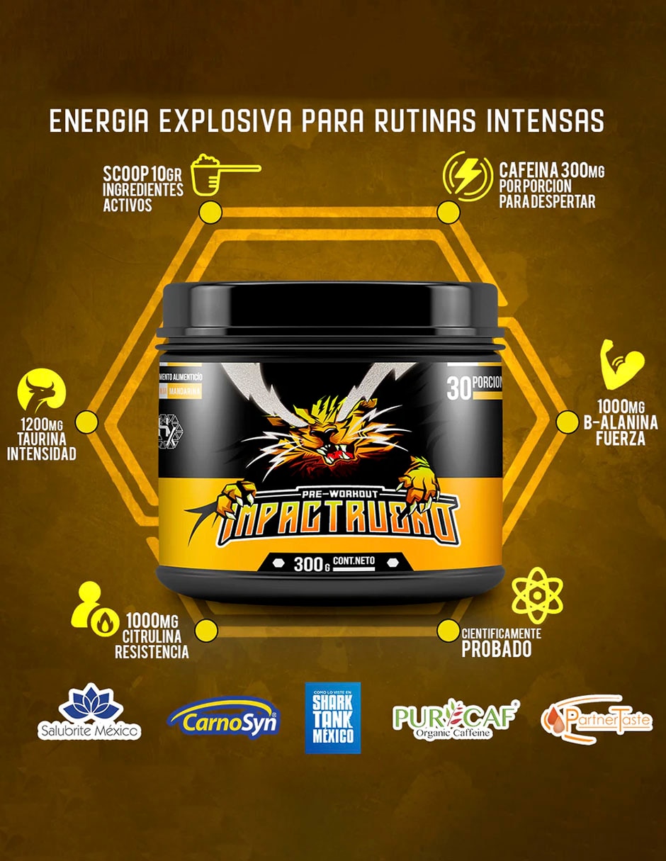 Kit Holix Lab Proteína Isolate whey protein 1 kg + creatina 300 g + Pre entreno Impactrueno con proteína vegetal