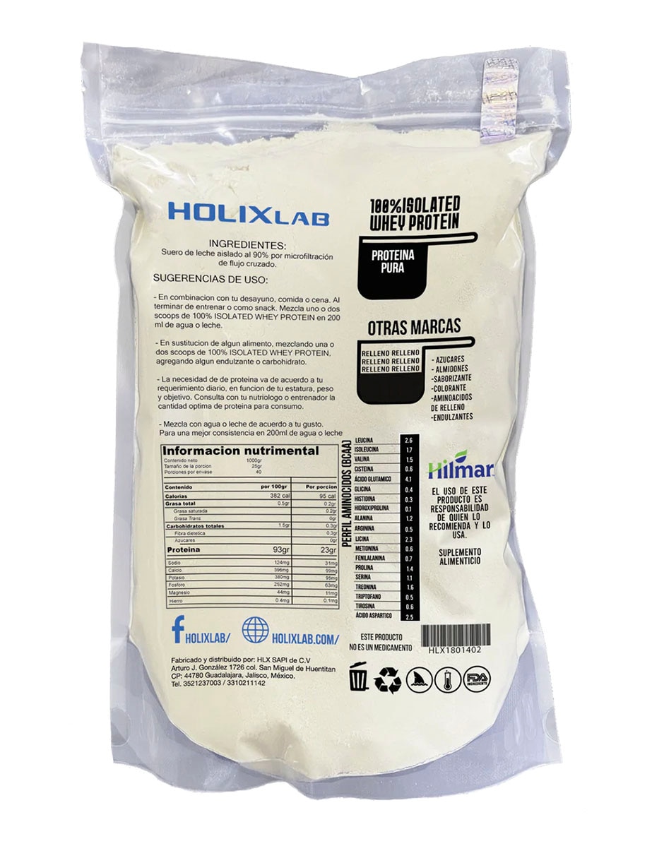Kit Holix Lab Proteína Isolate whey protein 1 kg + creatina 300 g + Pre entreno Impactrueno con proteína vegetal 11