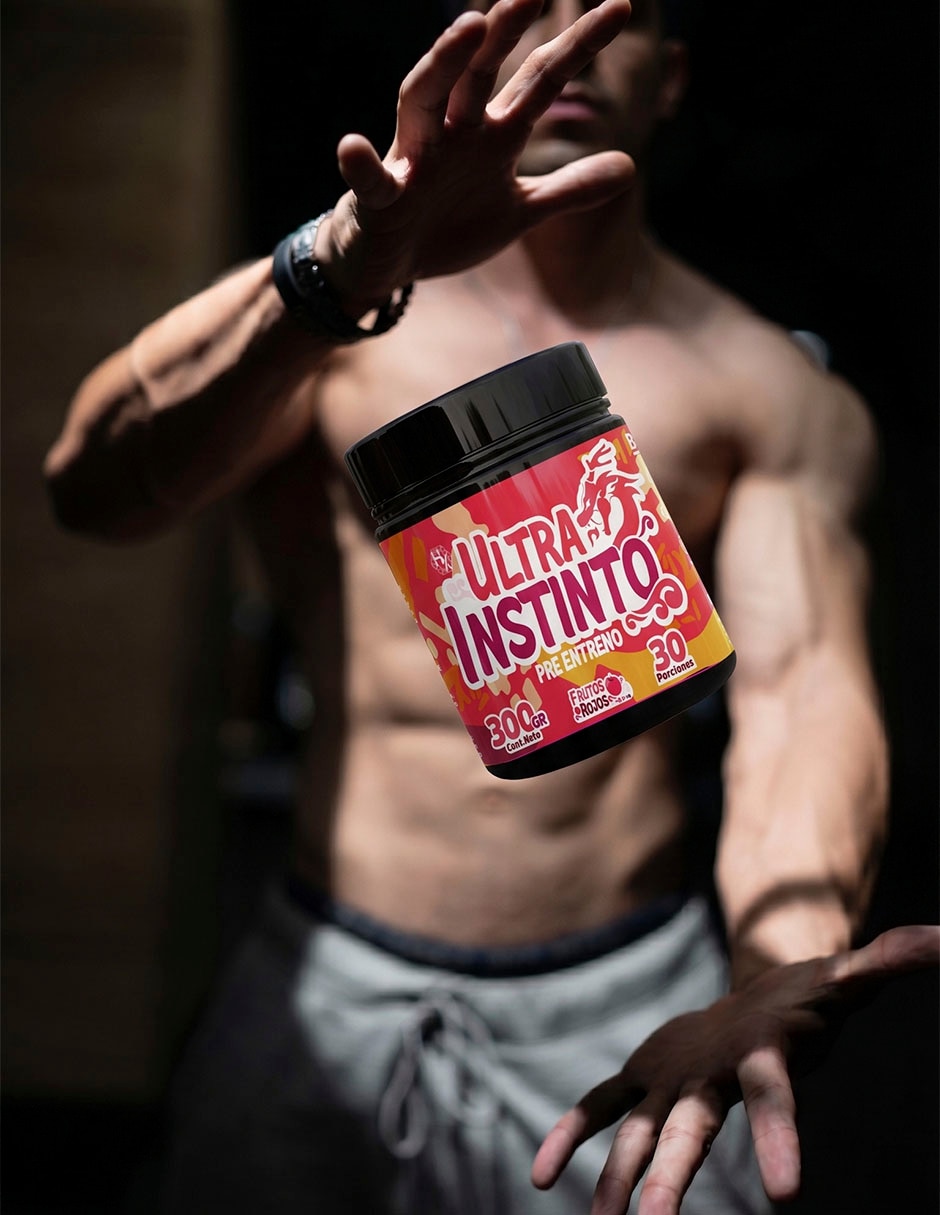 Kit Holix Lab proteína Isolate whey protein 1 kg + creatina + pre entreno ultra Instinto fruto con proteína vegetal 8