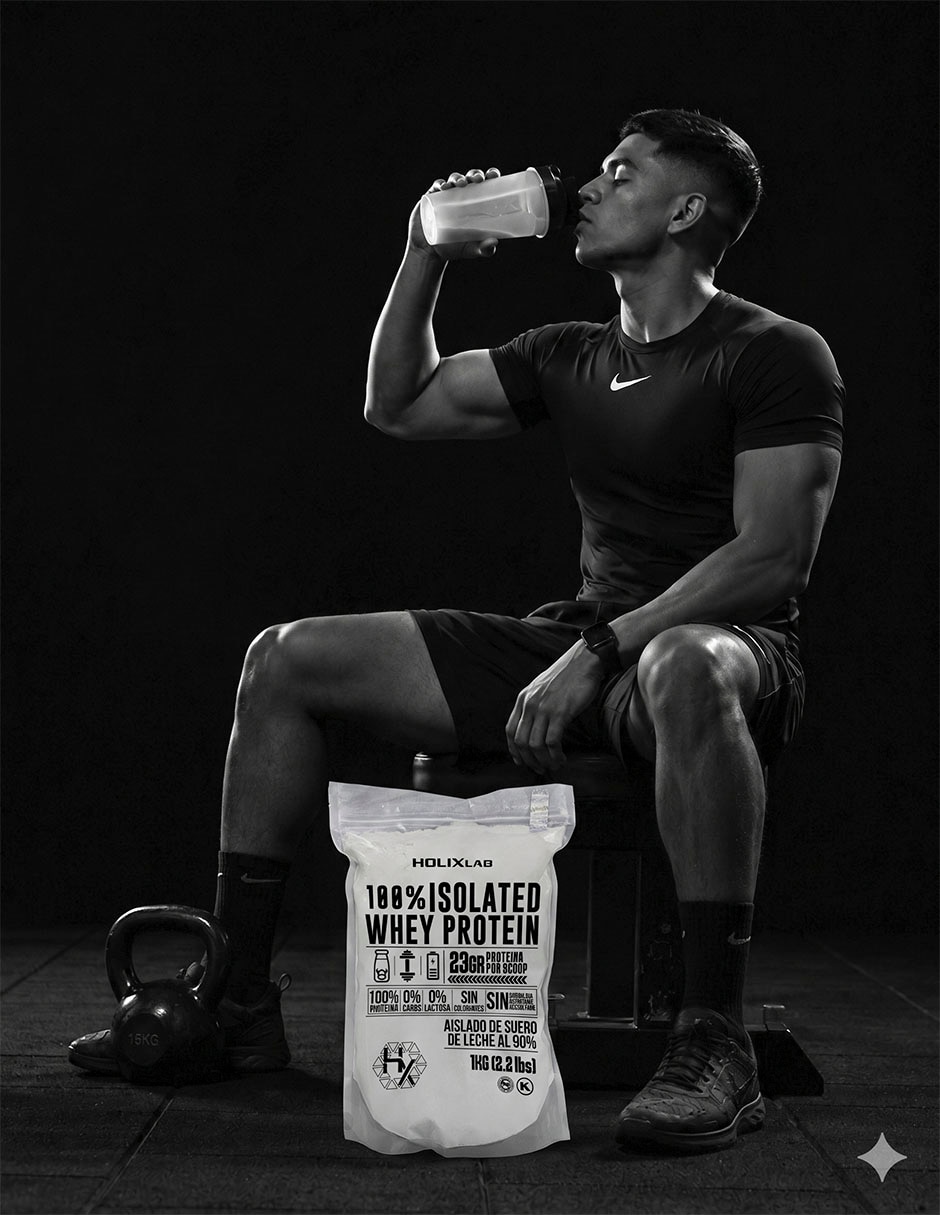 Kit Holix Lab proteína Isolate whey protein 1 kg + creatina + pre entreno ultra Instinto fruto con proteína vegetal 13