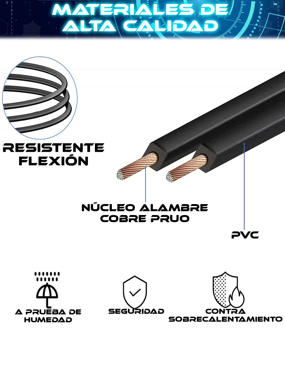 Cable cargador iec a tipo iec de 1 m 4