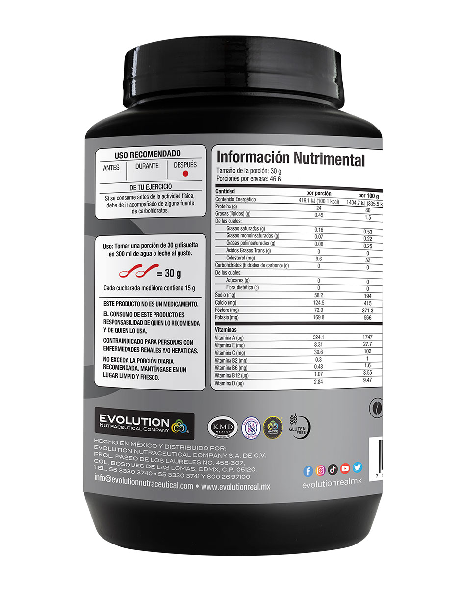 Proteina Whey WP100 sabor frapuccino de 1.4kg
