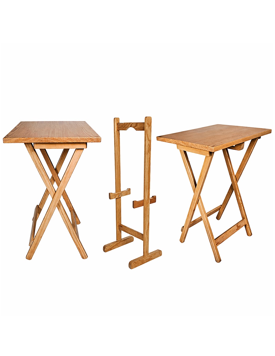 Mesa auxiliar de madera pino Mesa auxiliar de madera pino
