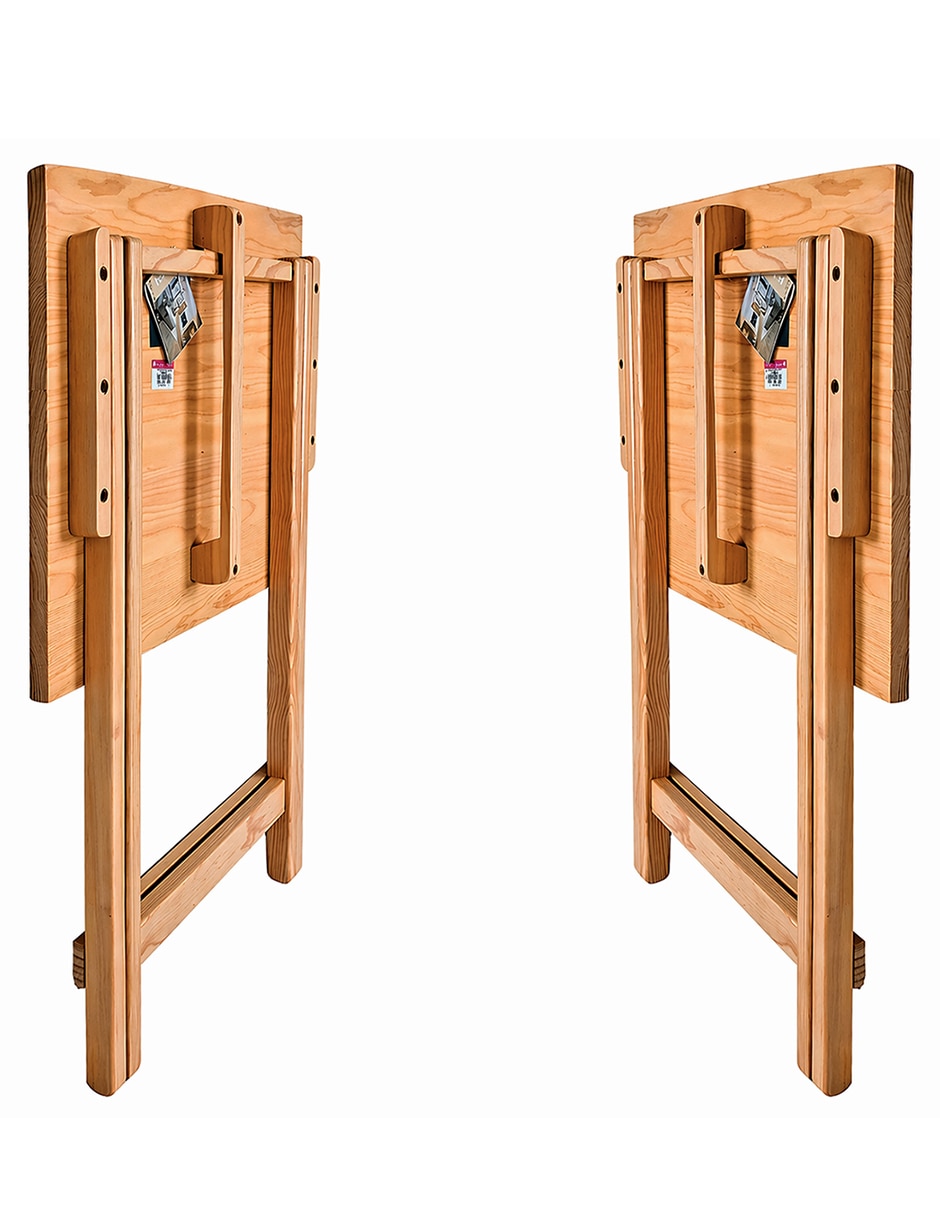 Mesa auxiliar de madera pino 5