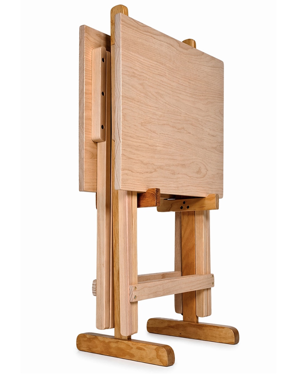 Mesa auxiliar de madera pino 4