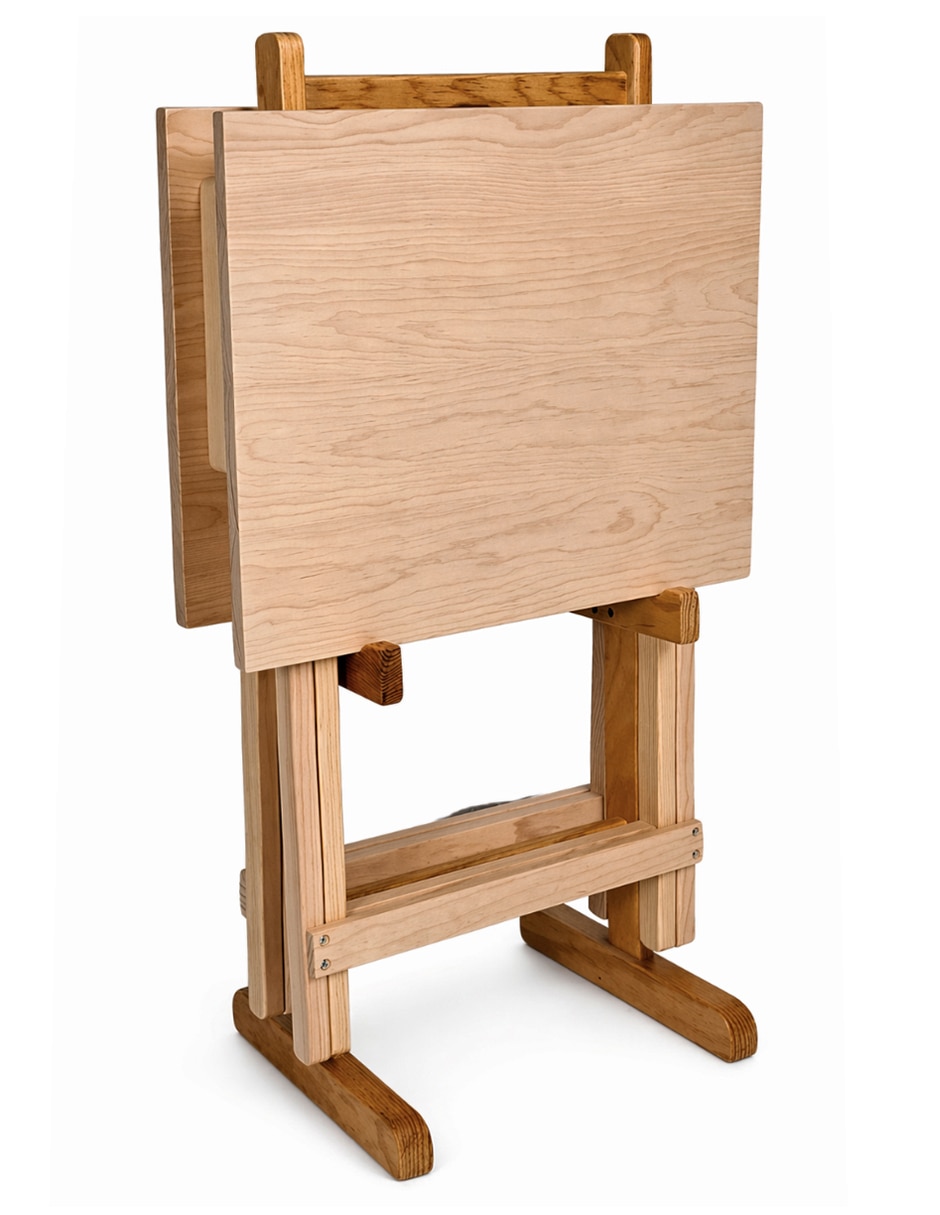 Mesa auxiliar de madera pino 2
