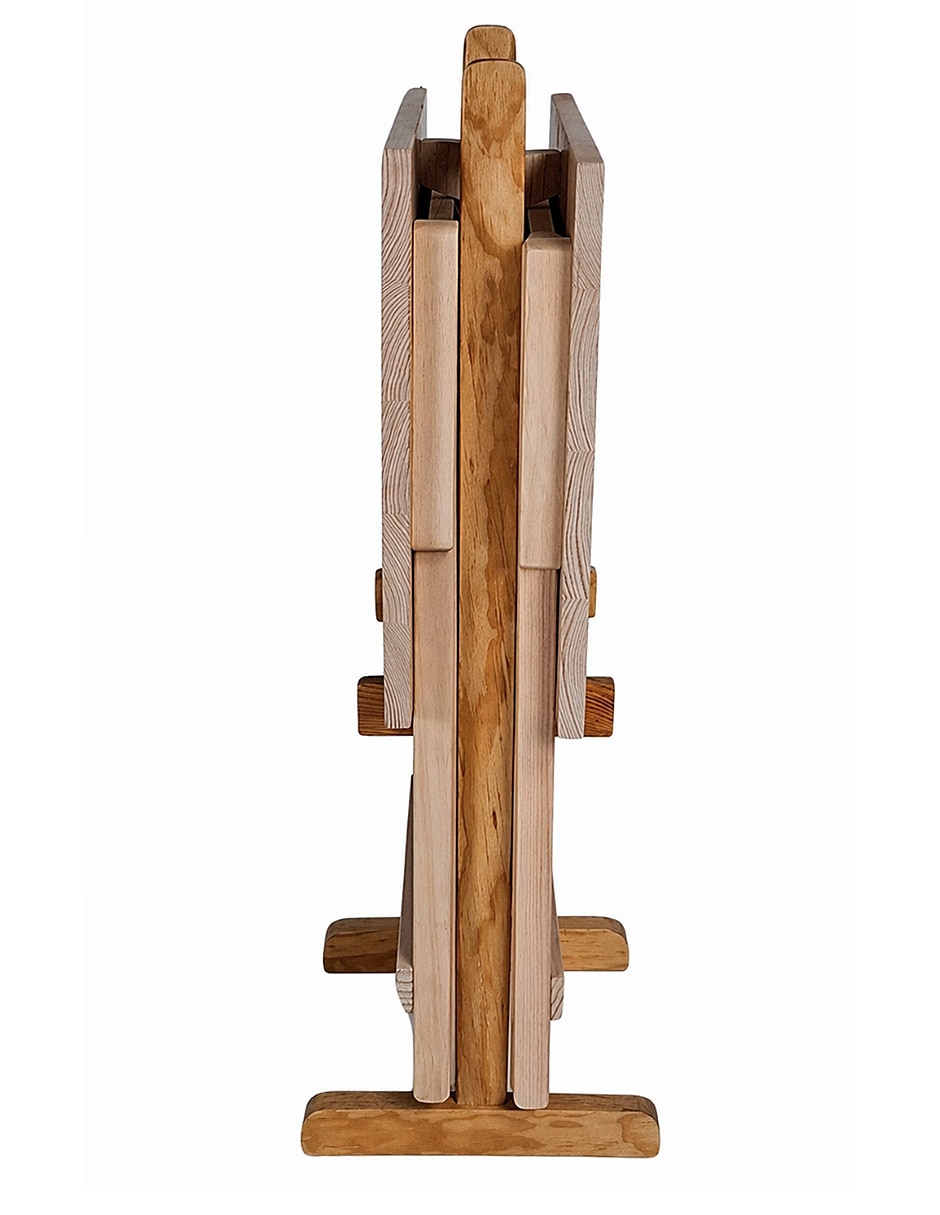 Mesa auxiliar de madera pino 7