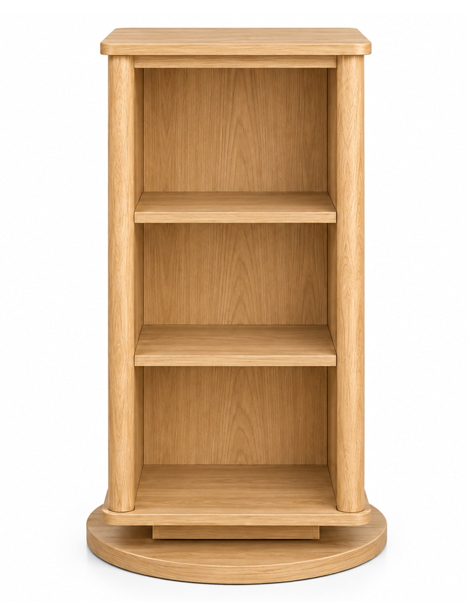 Mesa auxiliar armable de melamina