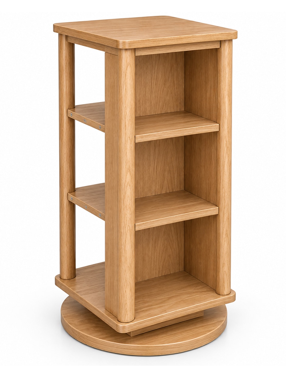 Mesa auxiliar armable de melamina 4