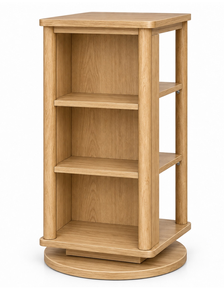Mesa auxiliar armable de melamina 3